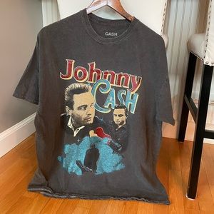 UO Johnny Cash Glitter Tee